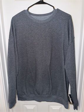 Athletic Works Men's Crewneck Sweatshirt - Charcoal